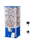 Heavy Duty Coin Operated Gumball Machine For Kids stands rock solid at twenty five inches with colorful capsule toys visible inside.