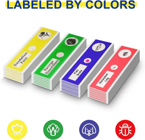 48 Piece Prepared Microscope Slides Set for Stereo Microscope, Plant Insect and Animal Tissue Specimens, Ideal Education Tool for Classrooms and Home Science Labs, color-labeled slide boxes
