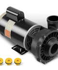 Straight Swap Heavy Duty Spa Pump And Hot Tub Motor Packing 4 HP Dual Speed, 56 frame design with side discharge for smooth water flow.