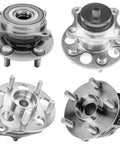 4 Piece Wheel Bearing Hub Assembly Kit For Toyota Prius Plug In 2010 2011 2012 2013 2014 2015 5 Lug Front And Rear Hubs