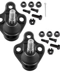 Set Of 8 Front Suspension Kit With Inner And Outer Tie Rods, Lower Ball Joints, And Sway Bar Links For Chevy Prizm 1998 1999 2000 2001 2002 And Geo Prizm 1996 1997 Replaces K9756 ES2382 EV303 K90124. Black steel ball joints and hardware