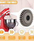 Worm Gear Replacement For Stand Mixer Fits 5 Qt And 6 Qt Models Replaces WP9706529 W10916068 9706529 9703543 with Circlip