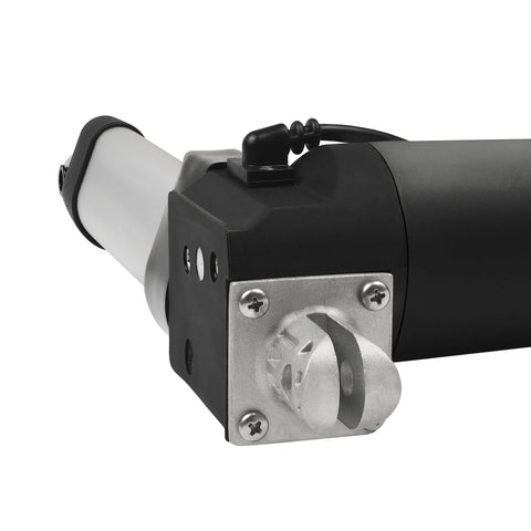 Progressive Automations 24V feedback linear actuator, side view; 6 in stroke, 900 lbs force, IP66 housing