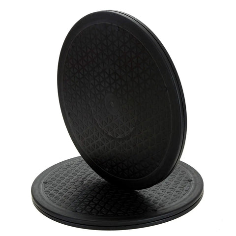 2 Pack 12 Inch Heavy Duty Rotating Swivel Stand With Steel Ball Bearings Lazy Susan Turntable For Flat Panel Monitors TVs Plants
