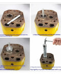 Heavy Duty 20-60mm Valve Seat Ring Tool Kit For Fast Engine Repair With Anti-Slip Handle And Comfortable Grip To Fix Small Issues On The Road Without Waiting For Help Or Spending Extra Cash On Multiple Parts. Step-by-step valve seat ring installation