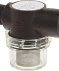 Inline Strainer 255-213 Half Inch MNPT To FNPT For 2088 Series Pumps Rugged Debris Filter with transparent bowl