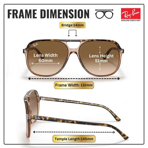 Square Shape Non Polarized Sunglasses For Men And Women With Light Brown Gradient Lenses Includes Official Eyewear Kit For Formal And Casual Wear Dope Modern Edge Frames For Everyday Style dimensions guide