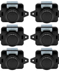 Heavy Duty Push Button Cabinet Lock Set For RVs And Motorhomes Marine Grade Zinc Alloy Bolt Latch in Six Pack