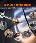 Spot Weld Dent Puller Kit With Two Weld Guns, 3KW Stud Welder For Auto Body Dent Repair showing versatile applications.