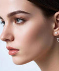 Hypoallergenic Stainless Steel Simulated Pearl Stud Earrings Set In Five Sizes For Women, Lightweight Pain Free Piercing Jewelry For Sensitive Ears, Mini Pearl Studs For Lobe Cartilage And Helix Piercings, Classic Elegant Look, 4mm pearl stud on ear