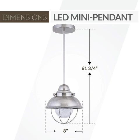 Nautical LED Outdoor Wall Sconce Sebring Collection Copper Finish Patio Ready Exterior Light For Porch And Patio Rugged Weatherproof Aluminum Build Energy Star Qualified Low Maintenance Modern Industrial Nautical Vibe, dimensions included