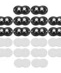 Mini Self Adhesive Caster Wheels Set 2.05 By 1.14 Inch 360 Degree Swivel Castors For Small Appliances Storage Boxes And Trash Cans White Nylon Beads 10 Pack Smooth Surface Only Tiny But Mighty.
