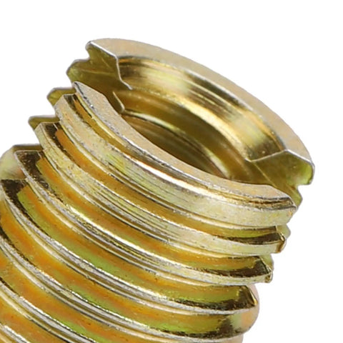 20 Piece 302 Carbon Steel Self Tapping Thread Inserts With Yellow Zinc Plating, Built To Last Thread Repair Kit For Automotive And Industrial Use, M2 To M12 Assortment close-up