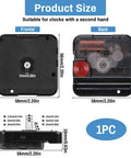 Dimensions of Battery Powered Clock Movement Replacement Kit With High Torque Axis Shaft 8mm No Thread for DIY Projects