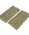 100 Piece Hydroponic Starter Plugs And Fertilizer Cubes For Indoor Grow Systems, Water Absorbent Nursery Blocks That Expand On Contact
