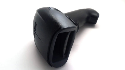 Front view of Ultra Compact 2D Barcode Scanner With USB Cable Renewed For Retail And Inventory, black, handheld device