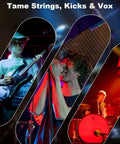 Musicians performing live with 10-Band Equalizer Pedal For Guitar And Bass With Low-Noise And True Bypass Delivers Clean Signal For Live Stage