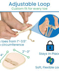 Toe Straightener Splint Pair For Hammer Toe Correction And Claw Toe Relief All Day Comfort Crooked Toe Realignment Cushion Brace