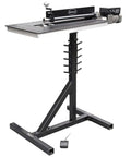 Signature Series Metal Fabrication Plate Bead Roller Table With Textured HPDE Top shown with Eastwood 19 Inch Bead Roller
