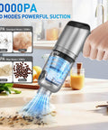 Cordless Car Vacuum With 20000Pa High Power Suction, Brushless Motor, 3 In 1 Vacuum, handheld demonstration cleaning debris