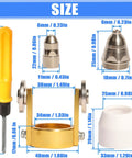 Pro Grade P80 Plasma Cutter Consumables Bundle With 80Amp Torch Electrodes And 1.5mm Nozzles Tips Kit For CUT-70 And CUT-80 size chart