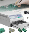 Pro Grade Automatic Reflow Soldering Machine With Hot Air Circulation Drawer Type Soldering Area And Wide Workspace, 962A
