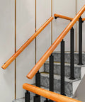 Heavy Duty Metal Railing Kit With Square Balusters And Tubular Posts For Decks Porches And Indoor Stairs Complete Mounting Hardware on staircase
