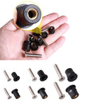 36 Pairs M4 M5 M6 Neoprene Well Nuts With Stainless Steel Screws Kit For Kayak Boat Marine Windscreens And Motorcycles