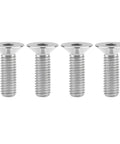 Go-To Heavy Duty Titanium M8x25mm Flat Head Countersunk Bolt Pack Of 4 DIN 7991 Full Thread Grade 5 6AL4V Titanium Alloy 16mm Head