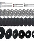 Go To Rotary Tool Cutting Discs Kit With Three Different Saw Blades For Wood Metal Plastic Glass And Stone Upgraded Cutting Wheel Set