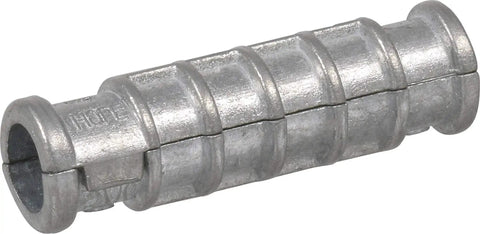 Pro Crew Grade Zinc Lag Screw Anchors For Concrete And Brick Block Stone, Hammer Set Expansion Fixtures, 5/16 Inch zinc lag shield side view.
