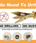 Self Drilling Drywall Anchors And Screws Kit 400 Pcs Zinc Plated Steel For Hollow Walls Rust Resistant Easy No Sweat Install