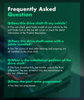 Frequently asked questions about Ford Transit Driveshaft Coupler Flex Joint Replacement for 2015-2017 vans.