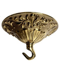 5.51 Inch Copper Canopy Kit With Mounting Hardware Built To Last, Heavy Duty Ceiling Light Cover Plate with antique bronze finish hook