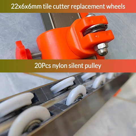 Pro Grade Manual Tile Cutter For Porcelain And Ceramic Tiles With 48 Inch Large Format Cutting Capacity replacement wheels