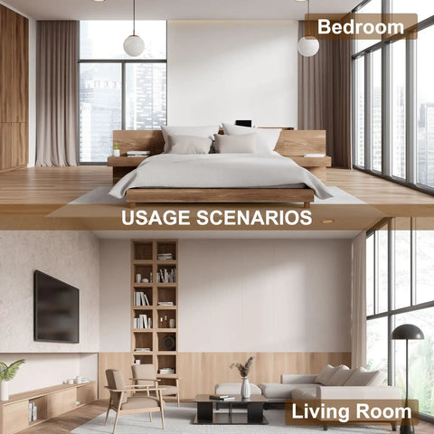 Stylish bedroom and living room usage scenarios for recessed sliding door pulls handles 304 stainless steel