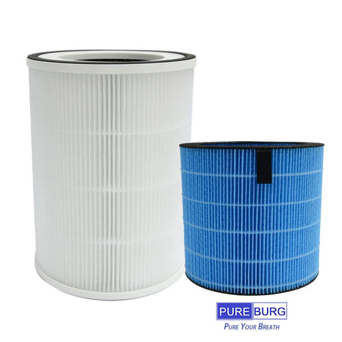 Replacement Filter Kit For Afloia Miro Pro And Kilo Pro 2in1 Air Purifier Humidifier H13 True HEPA 4Stage Filtration duo pack view
