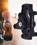 Trail Ready Universal Mechanical Disc Brake Kit for Front and Rear Electric Bikes, BB8 F180 R160, shown in action