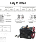 Heavy Duty 60A 1000VDC High Voltage Ceramic DC Contactor Relay With 12V Coils For EV Chargers Solar Grids Wind Farms Battery Banks installation diagram and details.