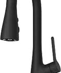 Neera Matte Black Kitchen Faucet With Pull Down Sprayer, High Arc Spout, 360 Degree Swivel, Single Handle Operation, Three Spray Settings