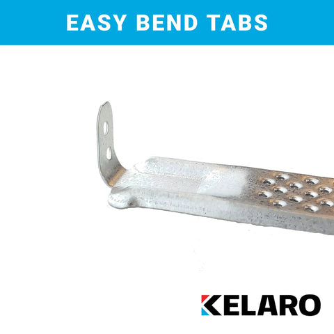 Heavy Duty Dishwasher Mounting Bracket Kit For Granite And Quartz Countertops Hardcore Clamps Quick Fix Rock Solid 24 Inch Appliance Mount, showing easy bend tabs detail.