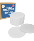 Five Inch Non Scratch Polishing Pad Set Of Ten Pro Grade Hooks And Loop Nonwoven Buffing Discs For Orbital Sander Use