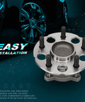 Rear Wheel Hub And Bearing Assembly Fits Honda CR V 2007 2011 EX EX L LX Crosstour 2010 2011 2012 2015 TF1 And Accord Crosstour With ABS 5 Lug One Piece Replacement