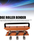 Three Station Roller 0 To 90 Degree Large Radius Sheet Roller Bender For Aluminum Standing Seam Roofing Tools with easy grip handle