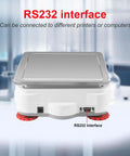 RS232 interface of Crazy Precise Lab Scale 3200g Capacity With 0.01g Readability Electronic Analytical Balance Digital Scale