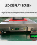 Heavy Duty Machinery Mover With 20 Ton Traction Electric Remote Control Skate featuring LED display with battery status indicator.