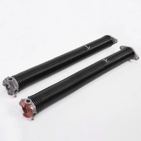 Pro Grade 2 Inch Garage Door Torsion Springs Pair With Winding Bars And Anti Slip Gloves, Heavy Duty Electrophoretic Coated Springs