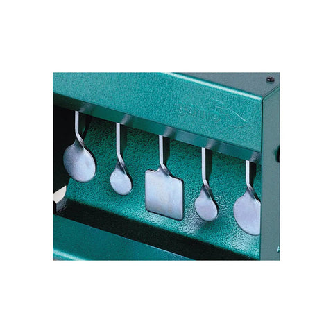 Close-up of Rocker Pellet Trap With Center Shot Reset For Quick Reset From Firing Position All Steel Target Built For Airguns And BB Practice