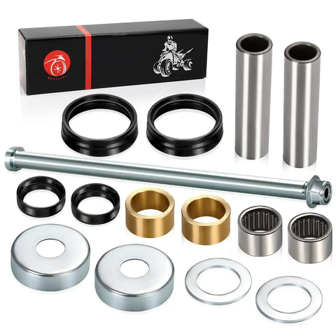 Raptor 700 Swingarm Bearings, Seal, and Pivot Shaft Kit for YFM700R Raptor 700 2006 2024, showing components and packaging