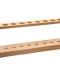 Sturdy Wooden Test Tube Rack Holds 12 Tubes Up To 22mm Diameter Perfect Lab Organizer For Test Tubes Crocheting Hooks And Spices